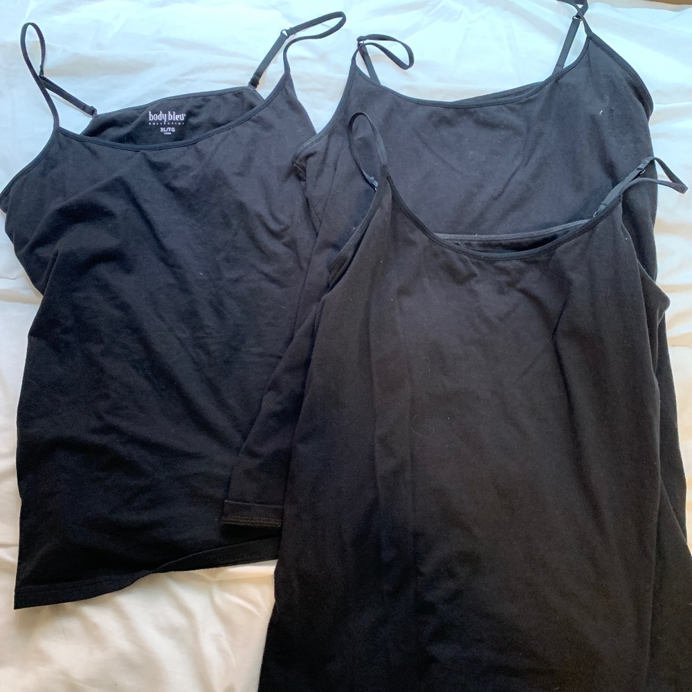 BUNDLE 3 basic black cami’s